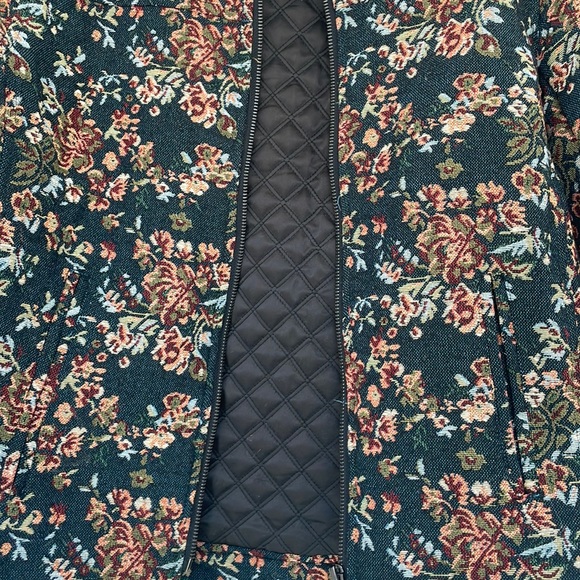 FOR THE REPUBLIC ☠️ tapestry quilted lined bomber jacket - Picture 8 of 8